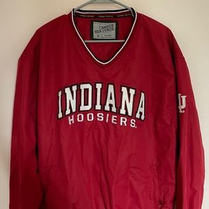 vintage Indiana University campus heritage XL windbreaker jacket